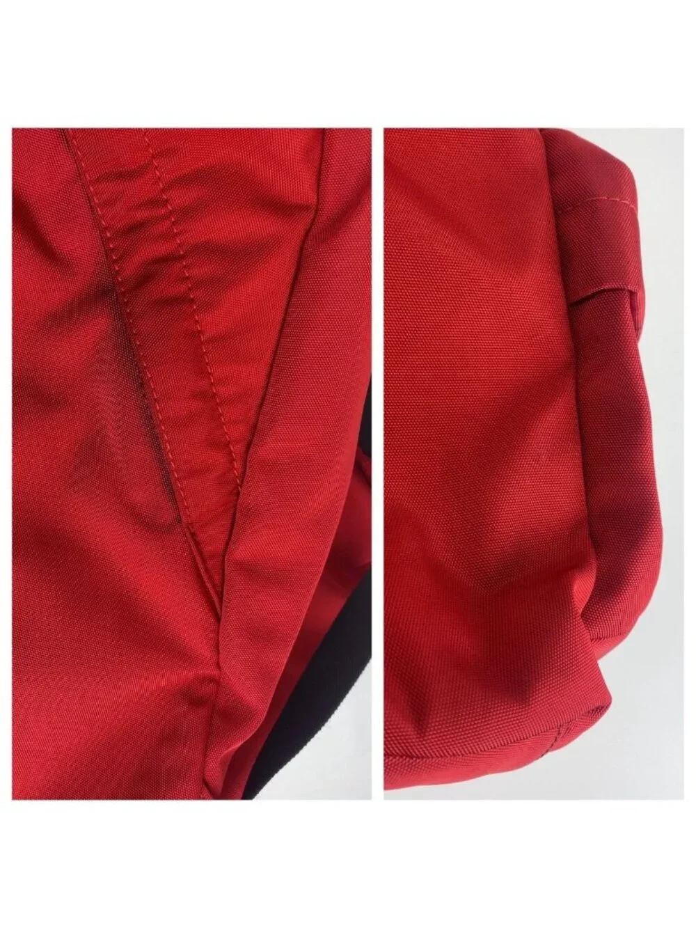 Balenciaga Explorer Red Black Canvas Backpack
